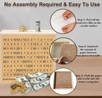 Best Selling Cash Vault Money Savings Box 10000 Savings Challenge Box Piggy Bank for Adults Kids