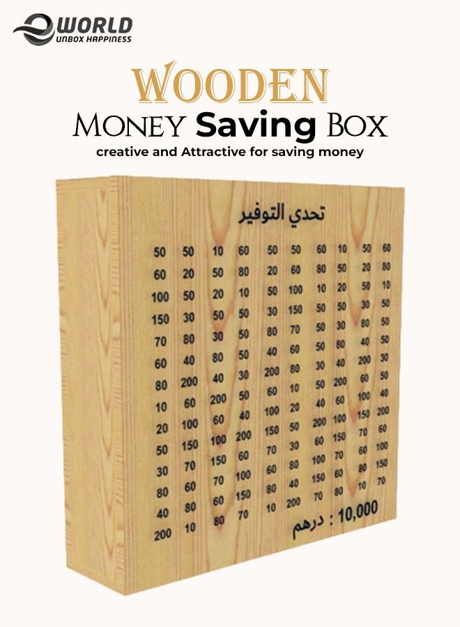 Best Selling Cash Vault Money Savings Box 10000 Savings Challenge Box Piggy Bank for Adults Kids